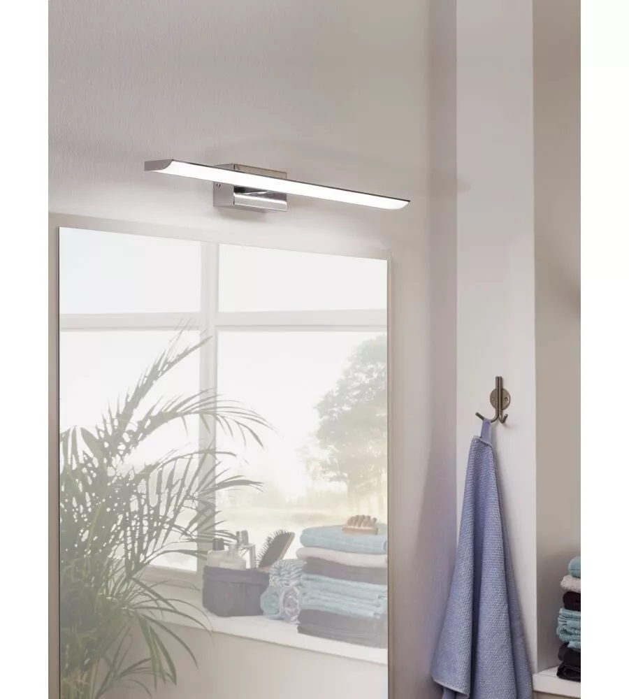 APPLIQUE SPECCHIO LED BAGNO "TABIANO", 60,5X7X13 CM